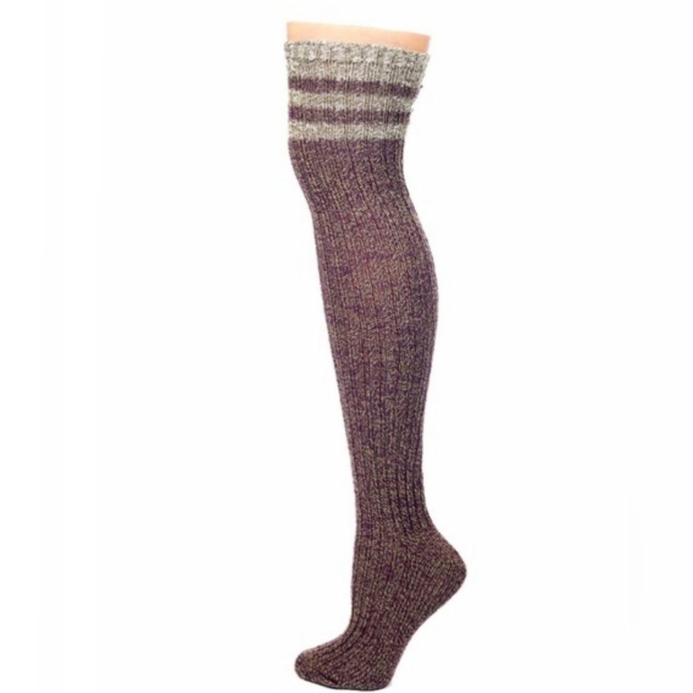 🍾FINAL🍾NWT Vintage Rugby Over-The-Knee Socks